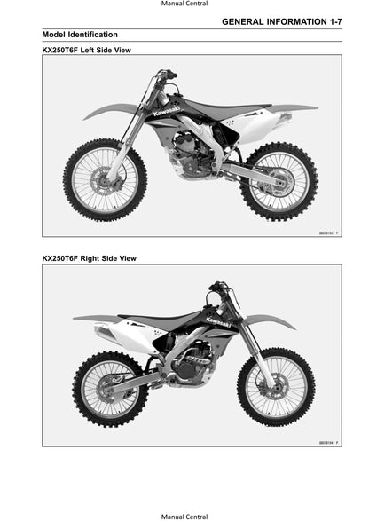 Kawasaki 2006 2007 2008 - KX250F  Workshop Service Repair Manual