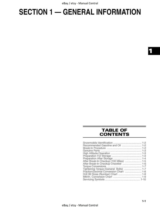 Arctic Cat 2005 All Models - Service Workshop Repair Manual