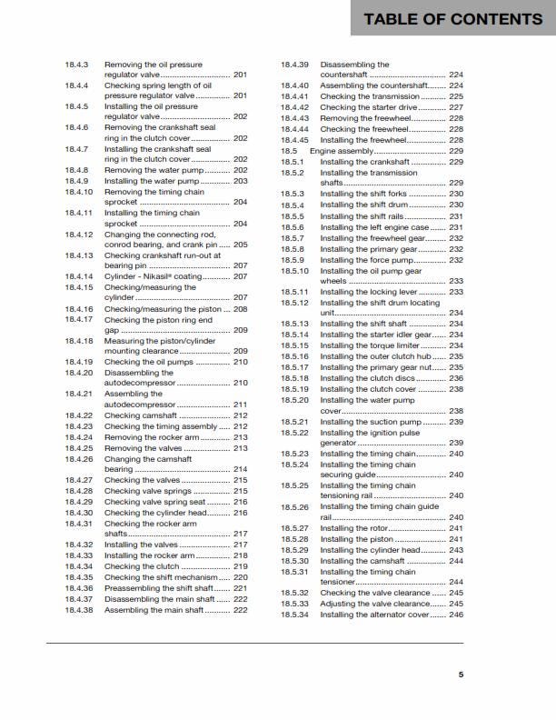 Husqvarna 2016 - FE 450 501 S - Service Workshop Repair Manual