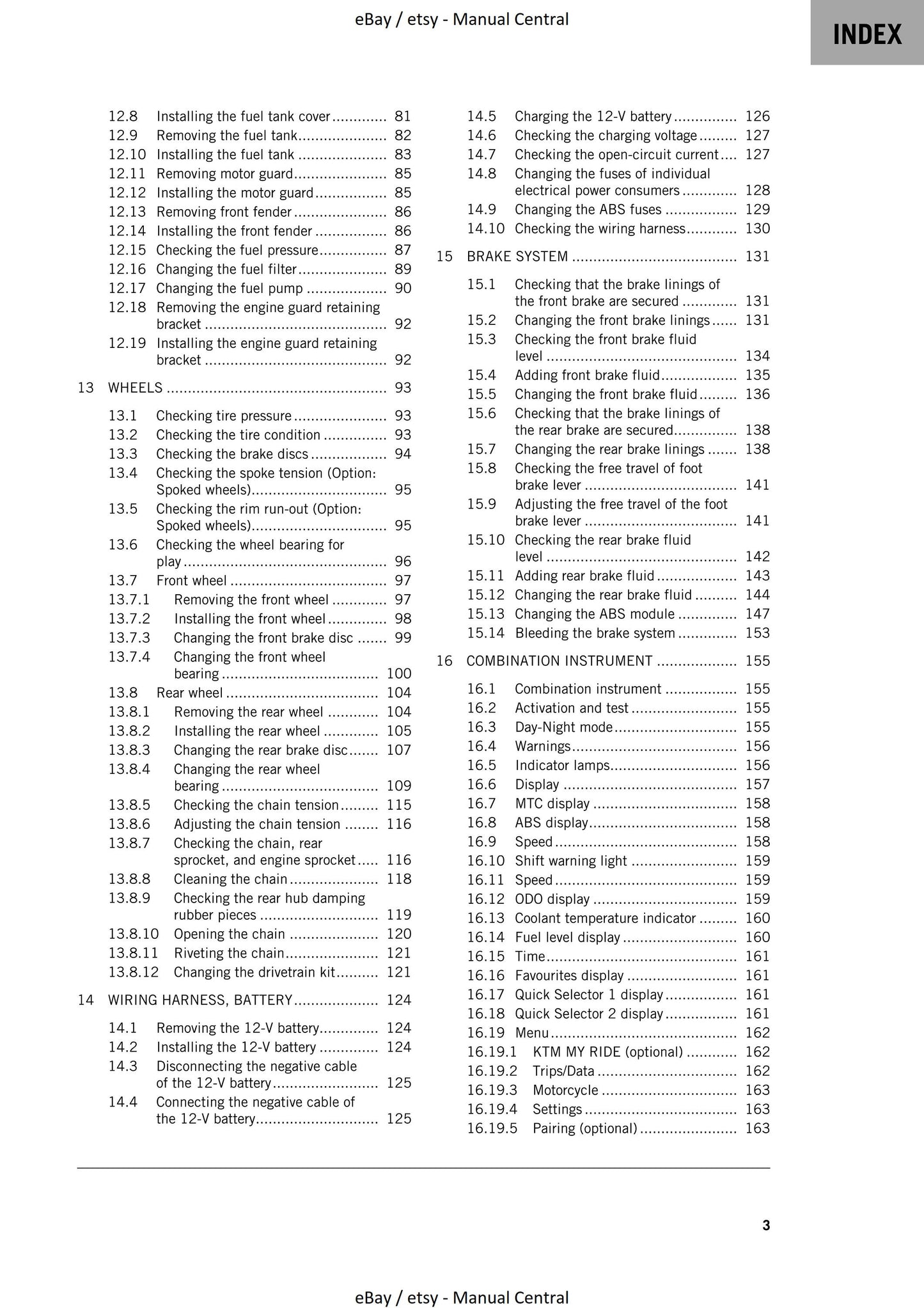 KTM 2023 - 390 Adventure - Service Workshop Repair Manual