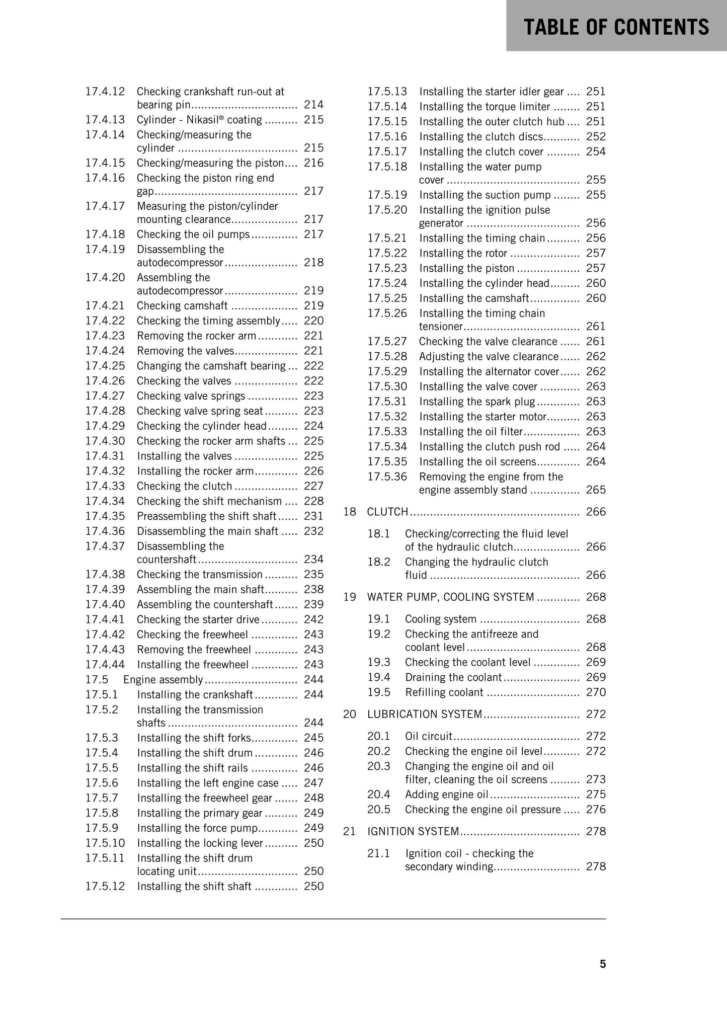 KTM 2015 - 450 Sx-f Xc-f - Service Workshop Repair Manual