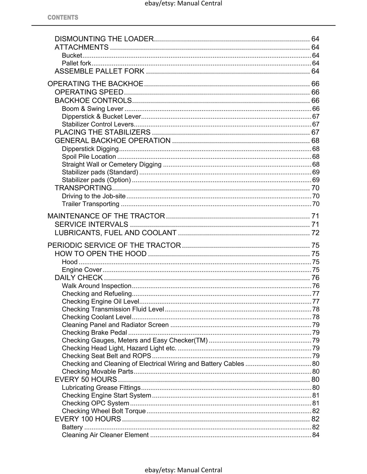 Kubota Tractor - Operator Manual - BX25DLB LA240A BT602