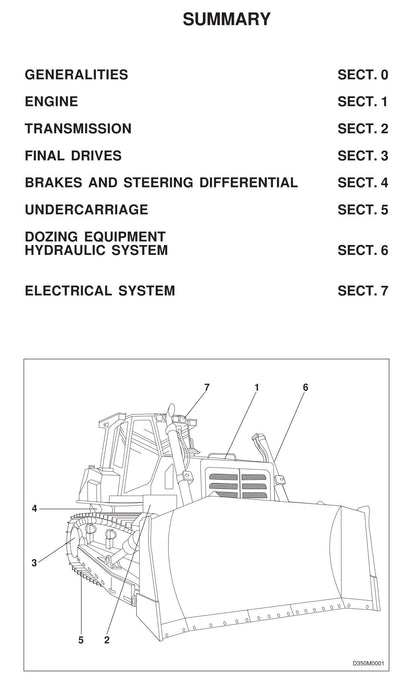New Holland - D350 Crawler Dozer - Workshop Service Repair Manual