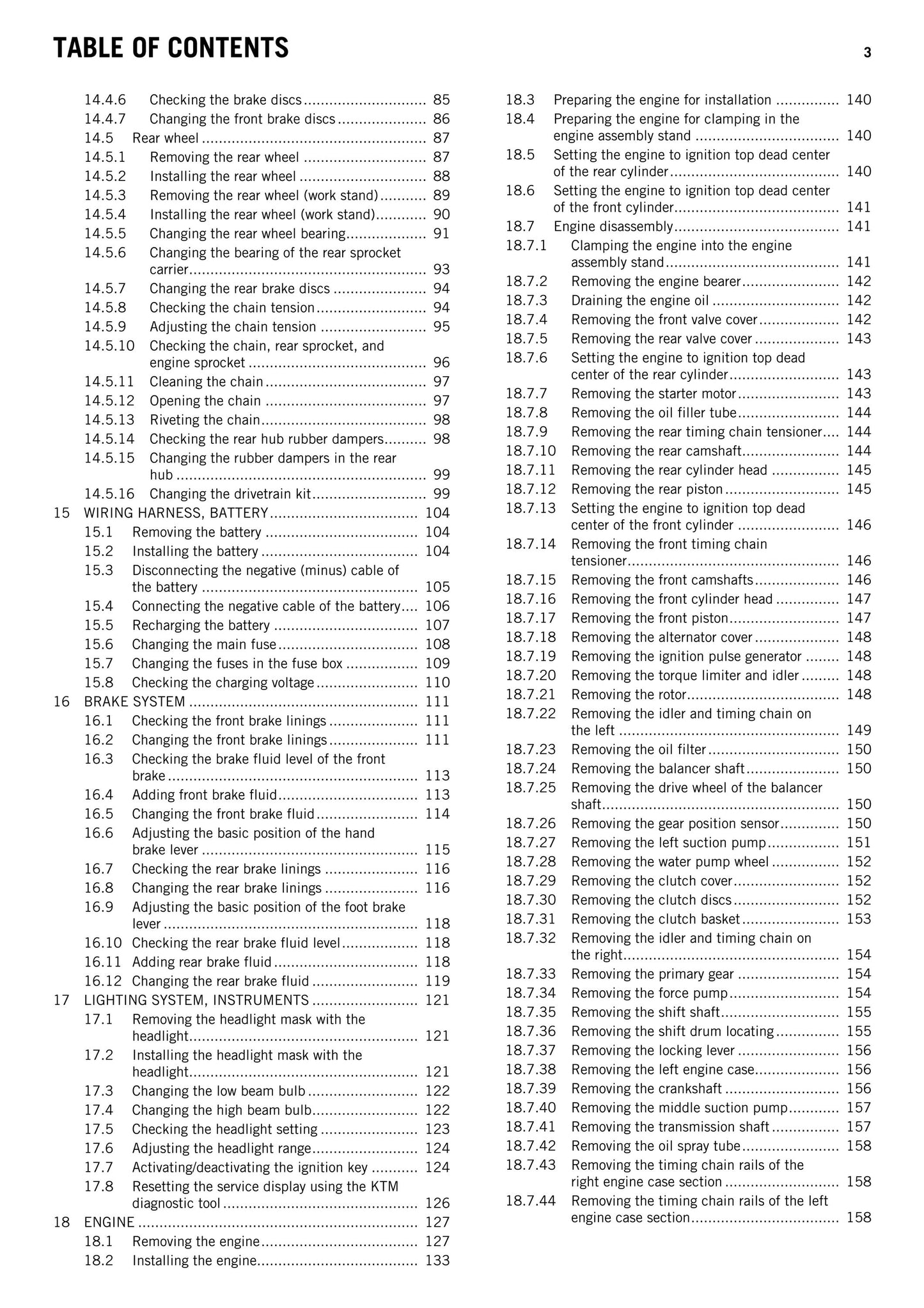 KTM 2015 - 1050 Adventure - Service Workshop Repair Manual