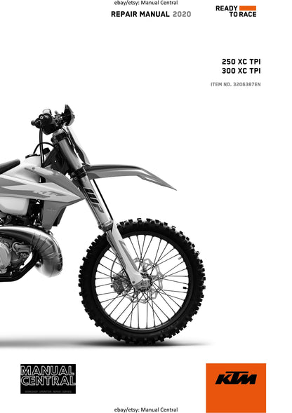 KTM 2020 - 250 300 XC Tpi - Service Workshop Repair Manual