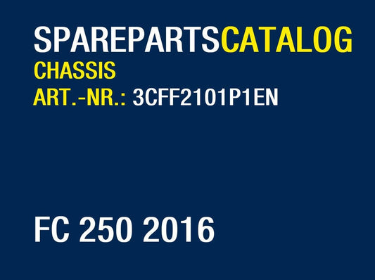 Husqvarna 2016 FC 250 - Parts Manual Catalog
