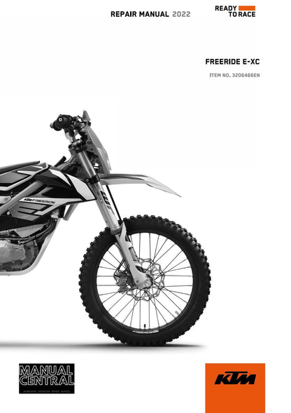 KTM 2022 - FREERIDE E-XC - Service Workshop Repair Manual
