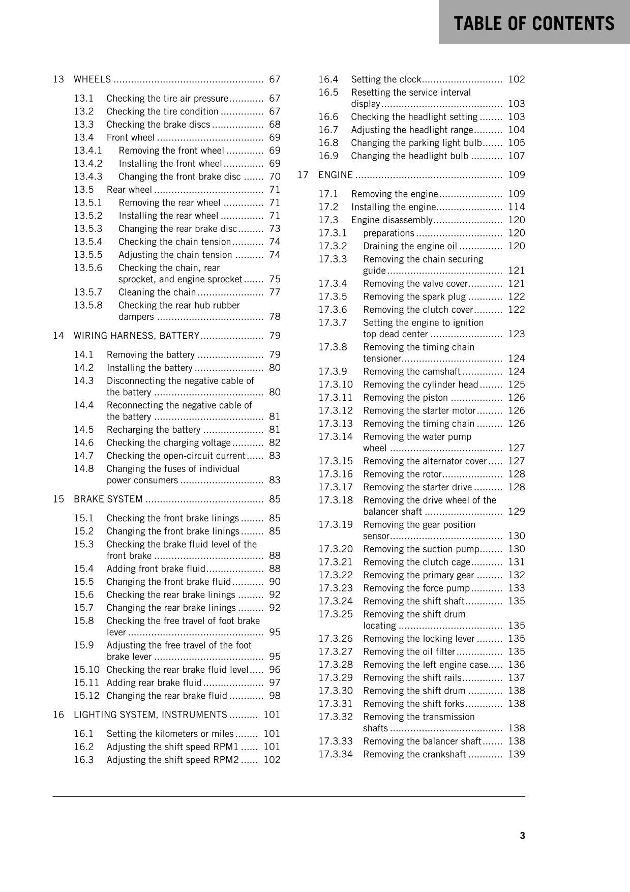 KTM 2016 - 250 Duke - Service Workshop Repair Manual