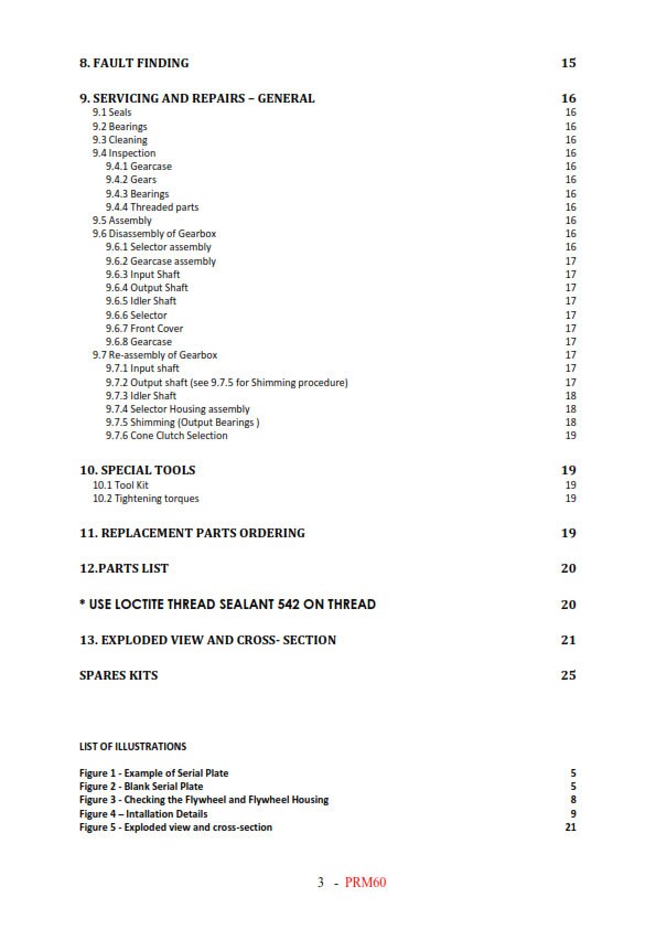PRM - 60D PRM60D - Workshop Service Repair Manual