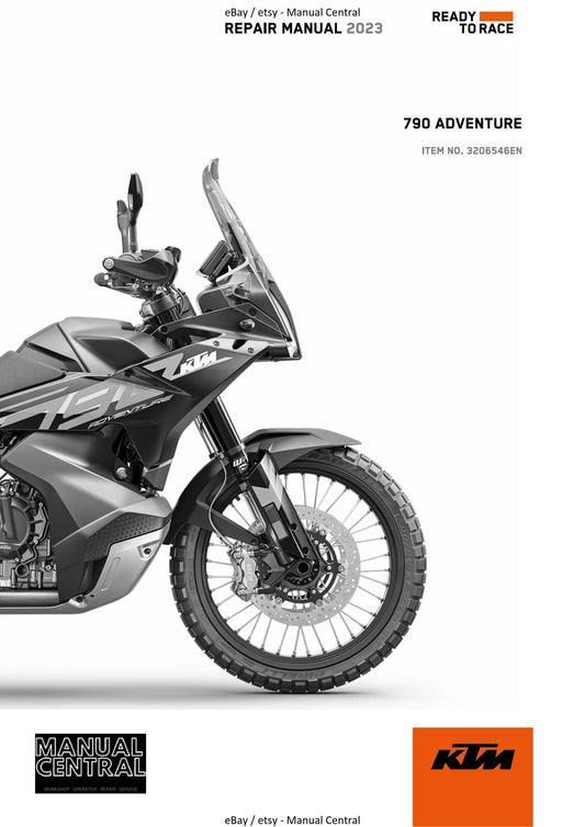 KTM 2023 - 790 Adventure - Service Workshop Repair Manual