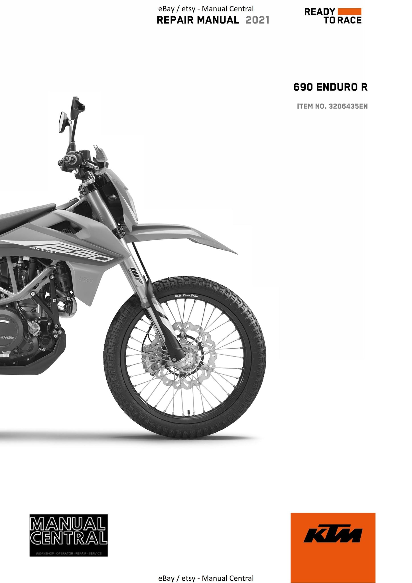 KTM 2021 - 690 Enduro R EU Edition - Service Workshop Repair Manual