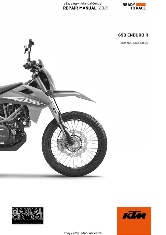 KTM 2021 - 690 Enduro R EU Edition - Service Workshop Repair Manual