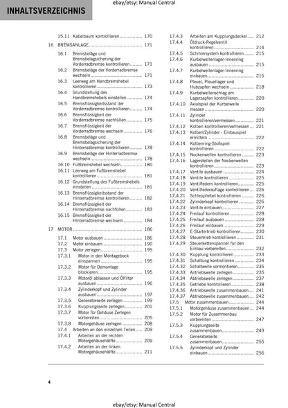 PDF - German Language - KTM 2023 - 350 Sx-f Xc-f Factory Edition - Reparaturanleitung - Service Workshop Repair Manual