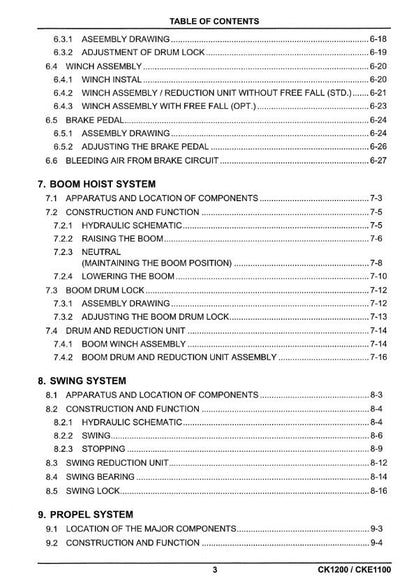 PDF - Kobelco Crawler Crane - CK1200 CKE1100 - Shop Manual - Workshop Service Repair Manual