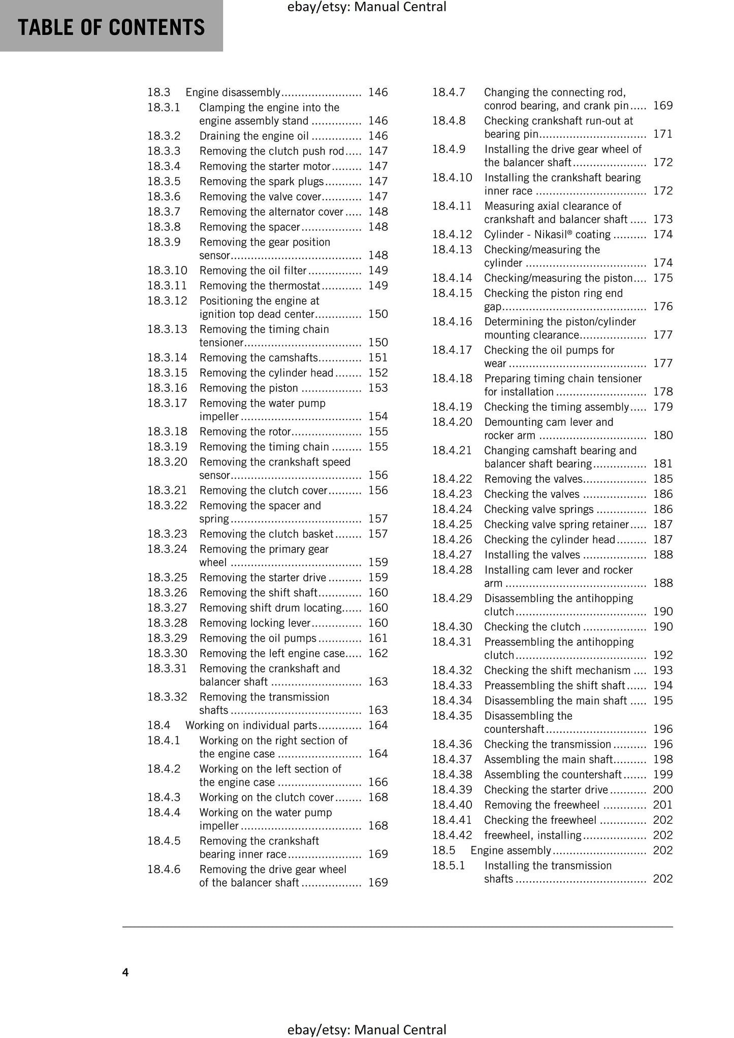 KTM 2018 - 690 Duke - Service Workshop Repair Manual