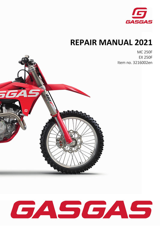 Gasgas 2021 - MC EX 250F - Workshop Service Repair Manual