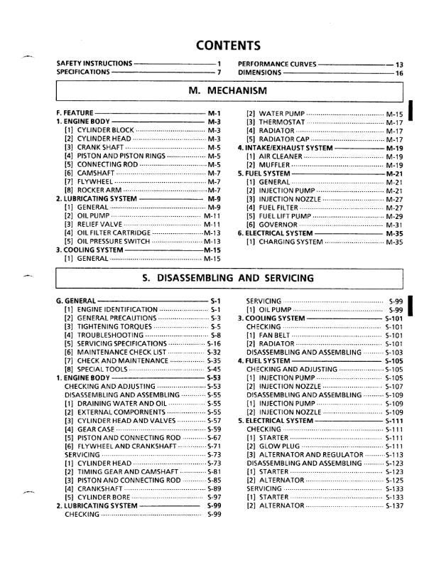 Kubota 03 Series D1403 D1703 V1903 V2203 F2803 DIESEL ENGINE Workshop Repair Service Manual