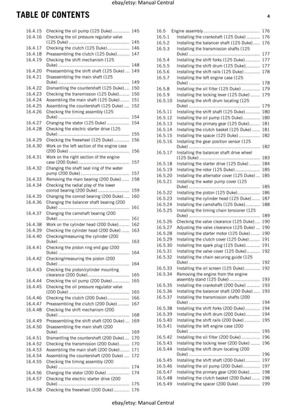 KTM 2013 - 125 200 Duke - Workshop Service Repair Manuals