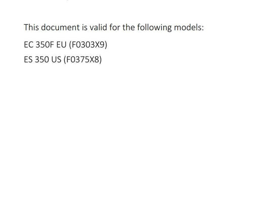 GasGas 2024 - ES 350F ES 350 - Service Workshop Repair Manual