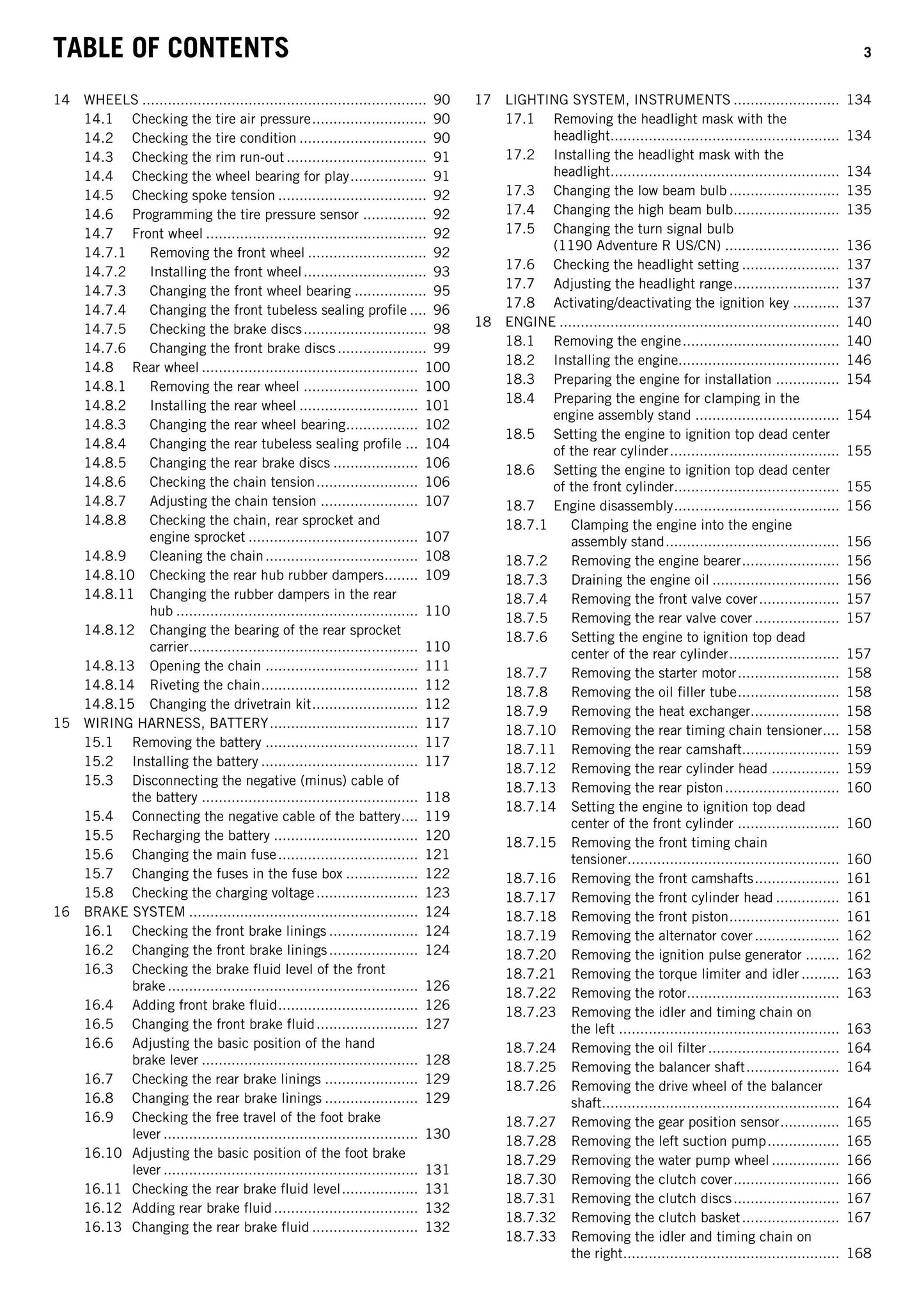 KTM 2015 - 1190 Adventure R - Service Workshop Repair Manual