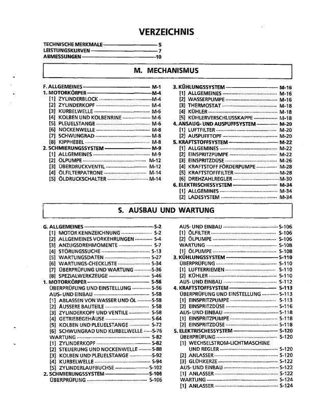 Kubota Diesel Engine - 70mm Stroke Series - Workshop Service Repair Manual
