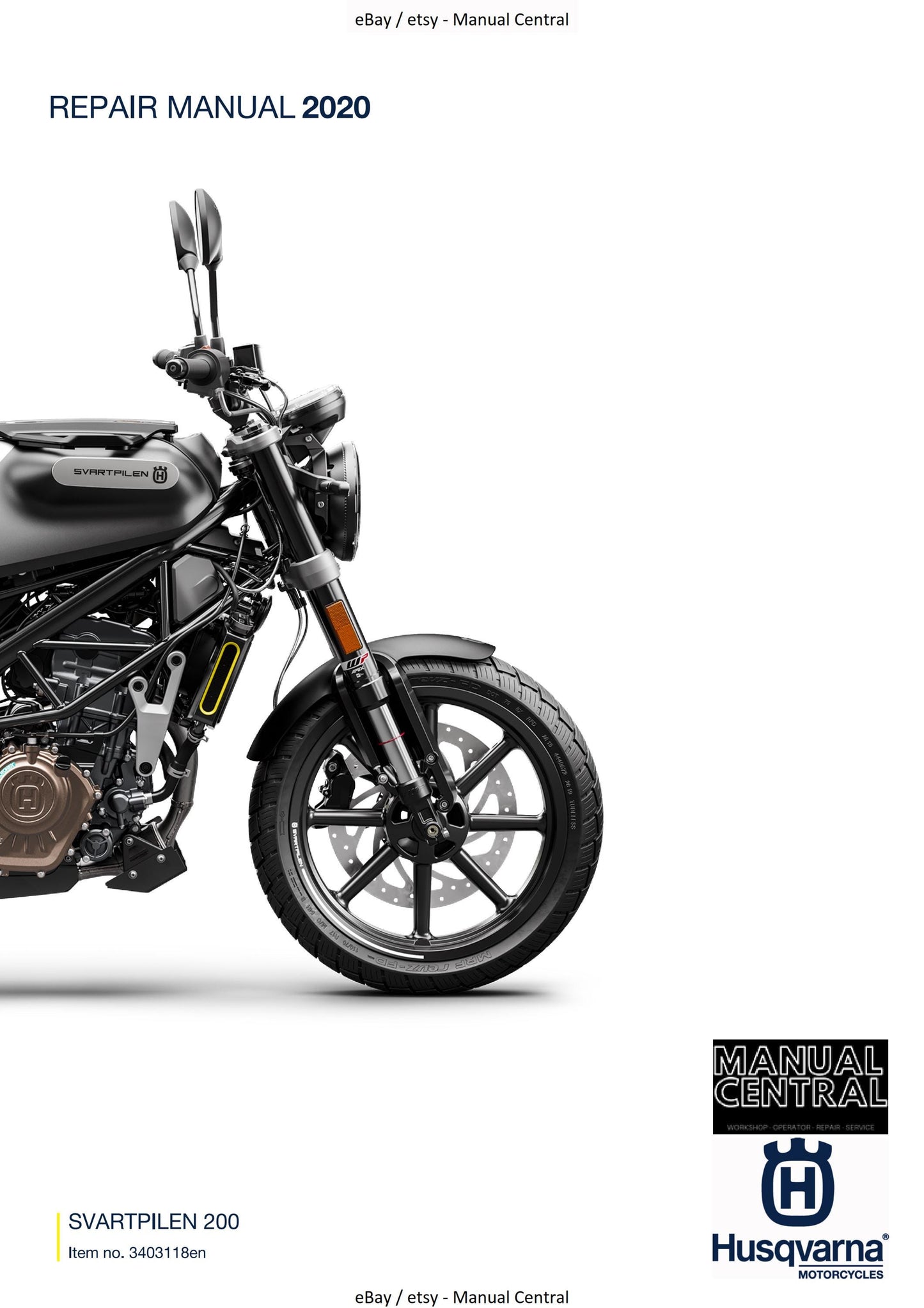 Husqvarna 2020 - Svartpilen 200 - Workshop Service Repair Manual