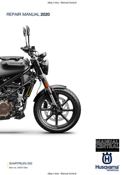 Husqvarna 2020 - Svartpilen 200 - Workshop Service Repair Manual