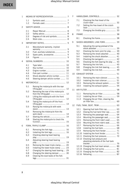 KTM 2019 - 790 Duke & L - Service Workshop Repair Manual