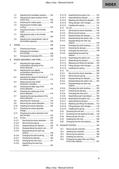 Husqvarna 2021 - FC FX 350 - Workshop Service Repair Manual