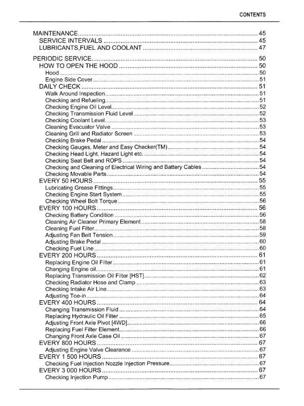 Kubota Tractor - B2301 B2601 - Operator Manual