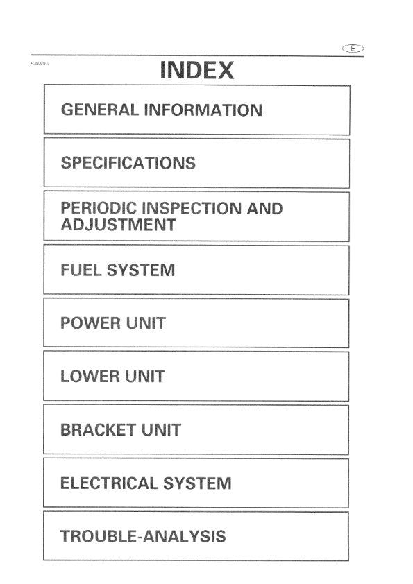 Yamaha Marine Outboards - Enduro E9.9C E15c - Kerosene E15NK - Workshop Service Repair Manual