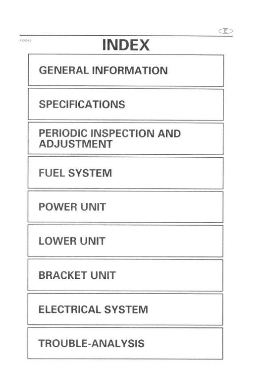 Yamaha Marine Outboards - Enduro E9.9C E15c - Kerosene E15NK - Workshop Service Repair Manual