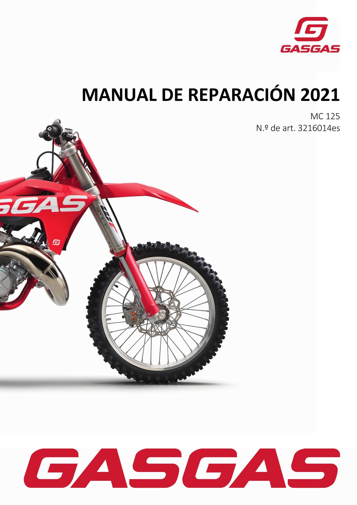 Spanish Language - Gasgas 2021 - MC 125 - Manual de Reparacion