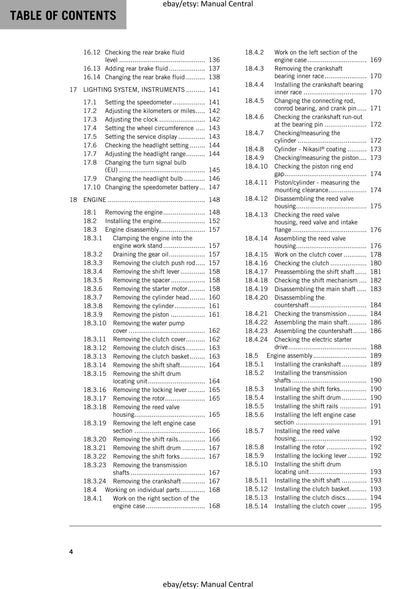 KTM 2017 - Freeride 250 R - Service Workshop Repair Manual