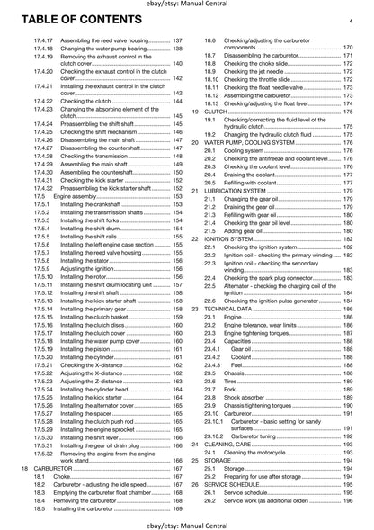 Husqvarna 2014 - TC 125 EU - Service Workshop Repair Manual