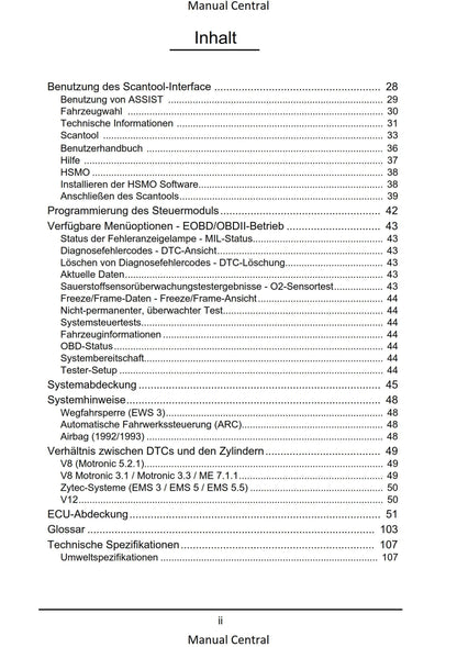 Bentley Omicheck User Manual - German Language