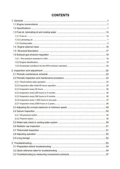 Yanmar Industrial Diesel Engine -  3TNV 4TNV Series - Service Repair Workshop Manual