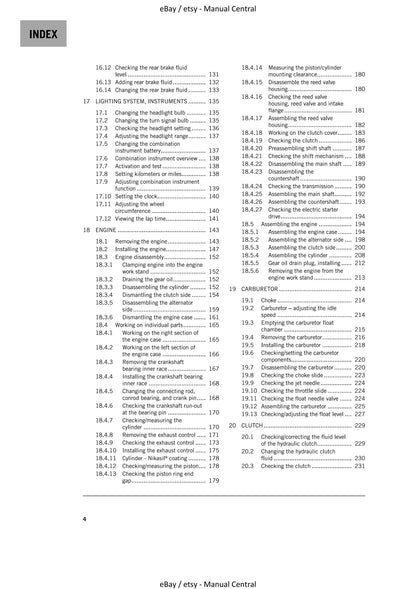KTM 2021 - 300 EXC - Service Workshop Repair Manual
