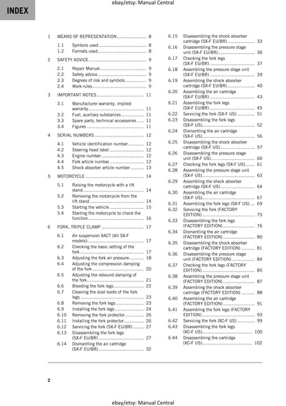 KTM 2024 - 450 Sx-f Xc-f  Factory Edition - Service Workshop Repair Manual