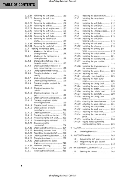 KTM 2017 - 250 Duke - Service Workshop Repair Manual