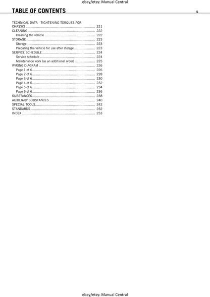 KTM ATV 2010 - 525 Xc Atv Eu - Service Workshop Repair Manual