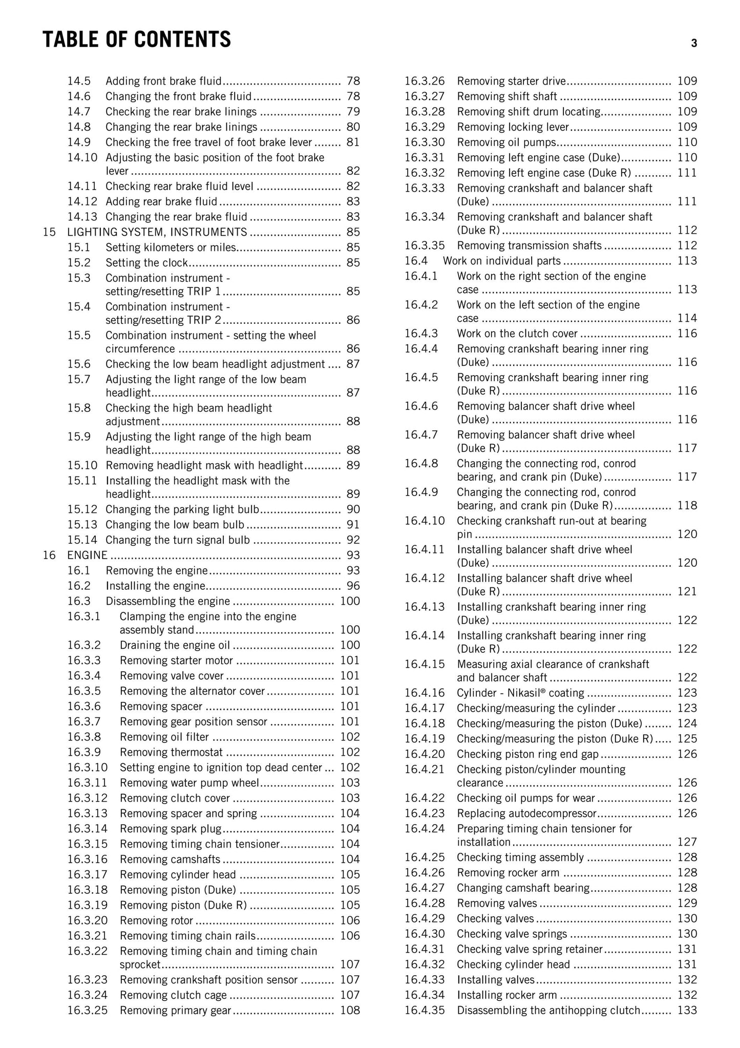 KTM 2011 - 690 DUKE R - Service Workshop Repair Manual