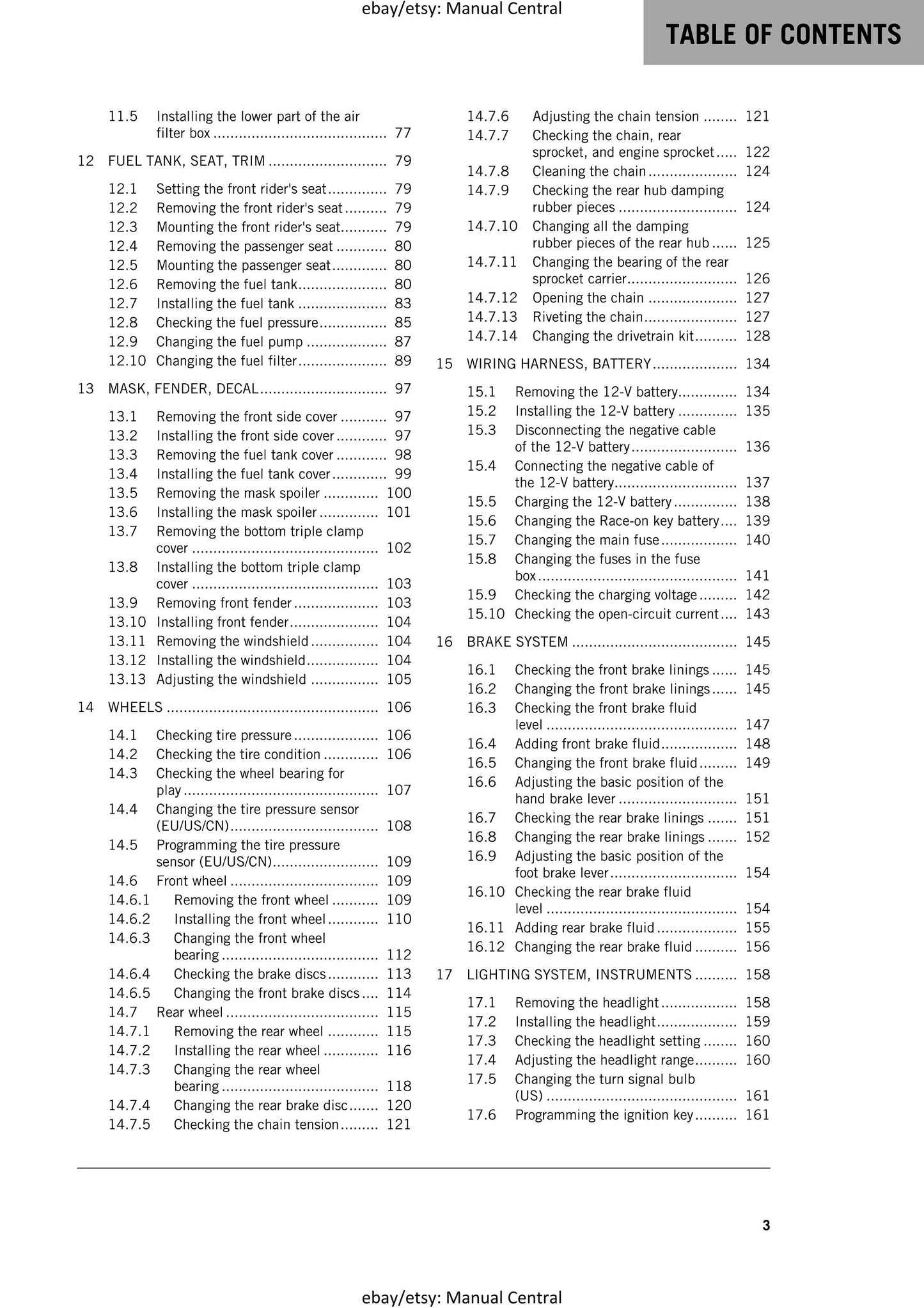 KTM 2018 - 1290 Super Adventure S - Service Workshop Repair Manual