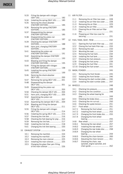 KTM 2024 - 450 Sx-f Xc-f Factory Edition - Service Workshop Repair Manual