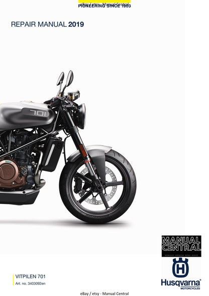Husqvarna 2019 - Vitpilen 701 - Workshop Service Repair Manual