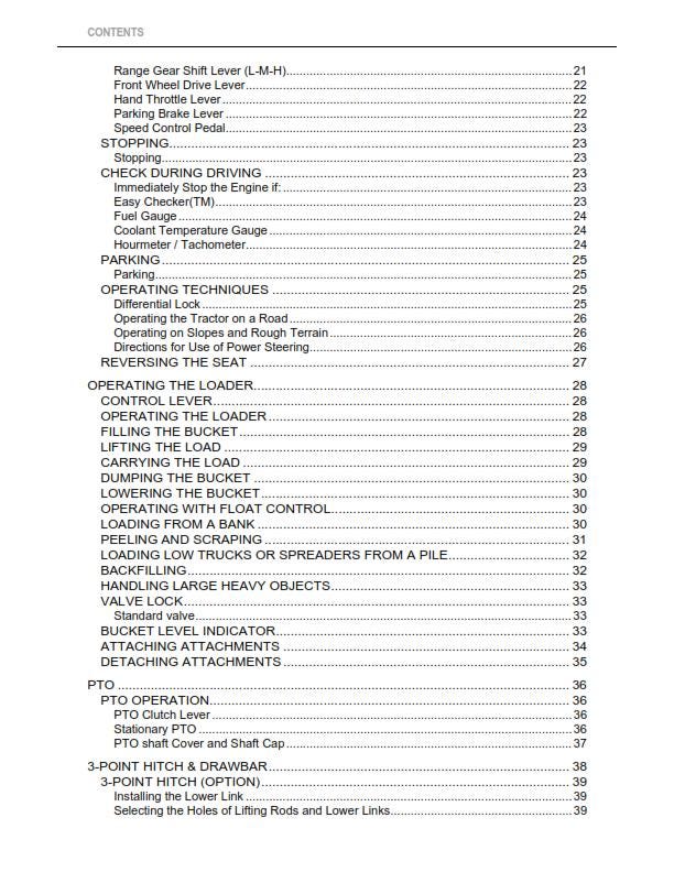 Kubota BT26L - Operator Manual