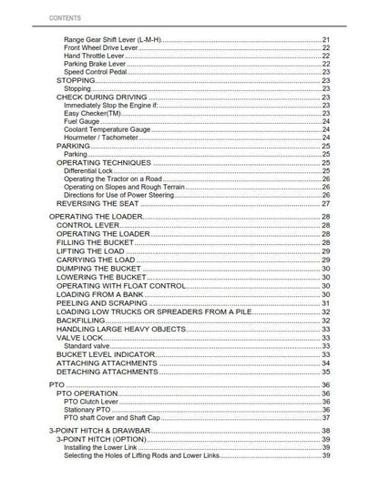 Kubota BT26L - Operator Manual