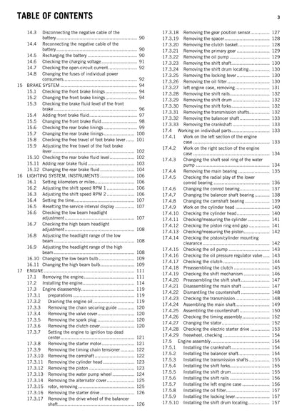 KTM 2014 - RC 125 EU - Service Workshop Repair Manual