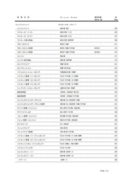 Hitachi EX2500-6 Hydraulic Excavator - Parts Manual