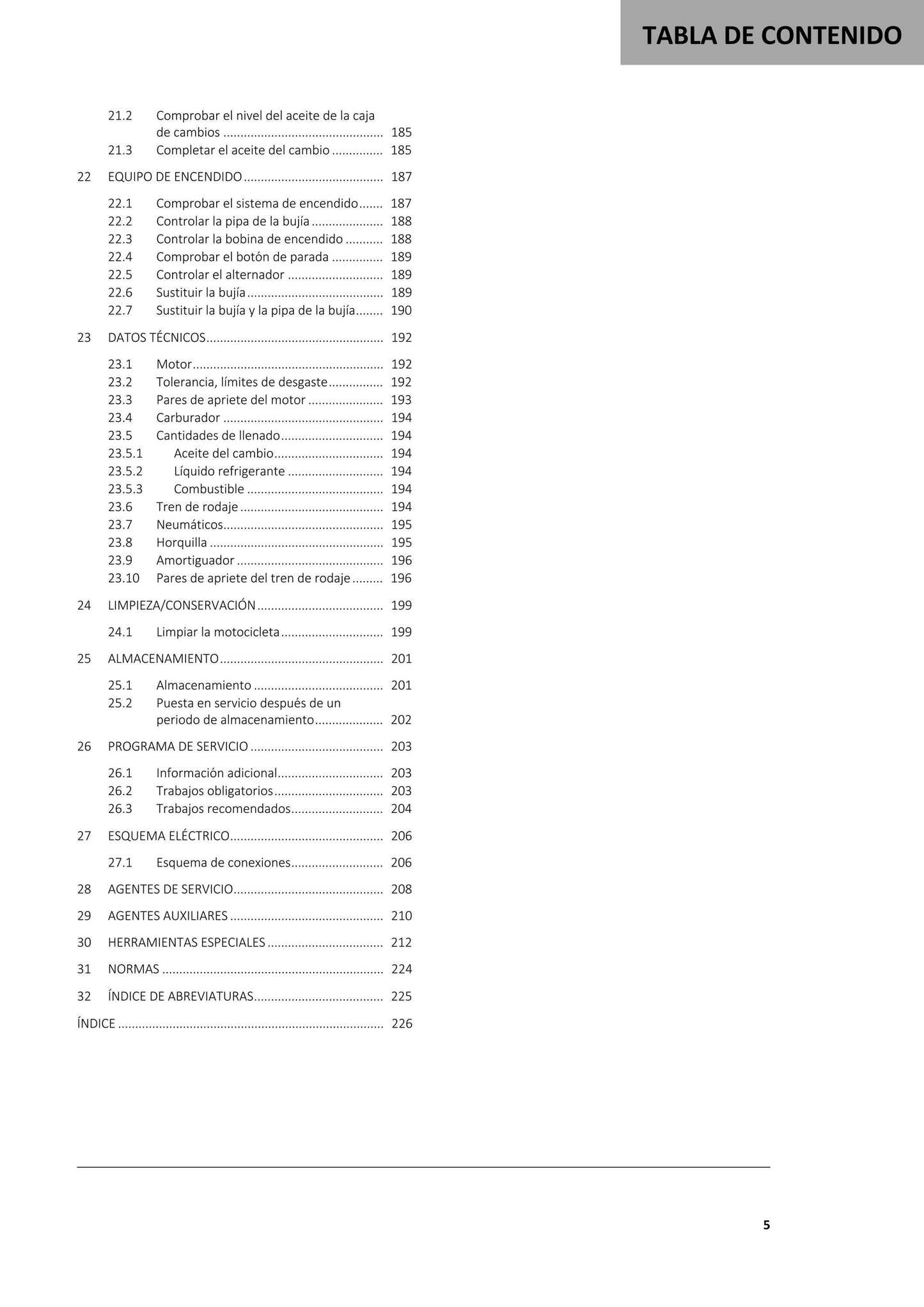 Spanish Language - Gasgas 2021 - MC 50 - Manual de Reparacion